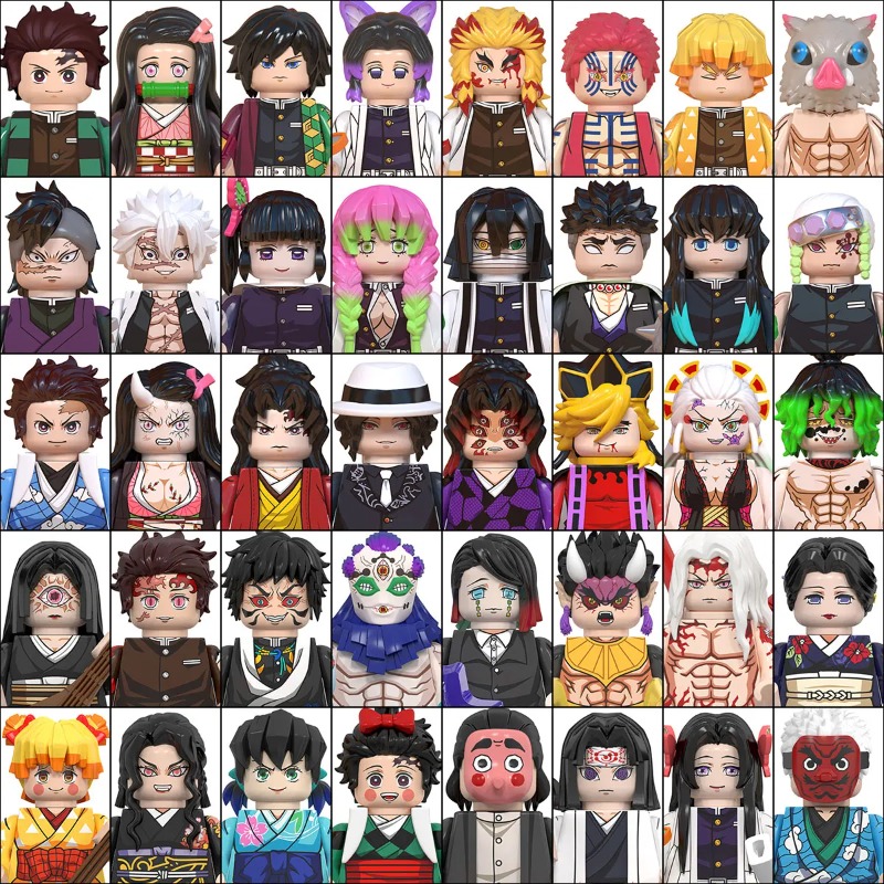 Kids Toys Japan - Demon Slayer Building Block Minifigures 50PCS