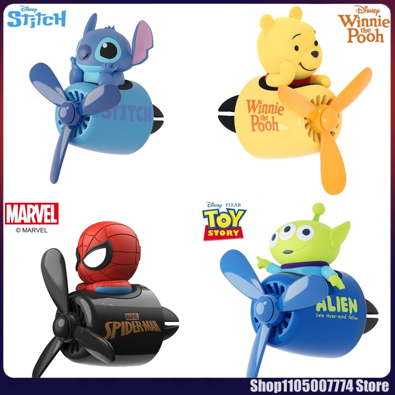 Kids Toys Boys - Stitch Spiderman Alien Characters Car Mounted
