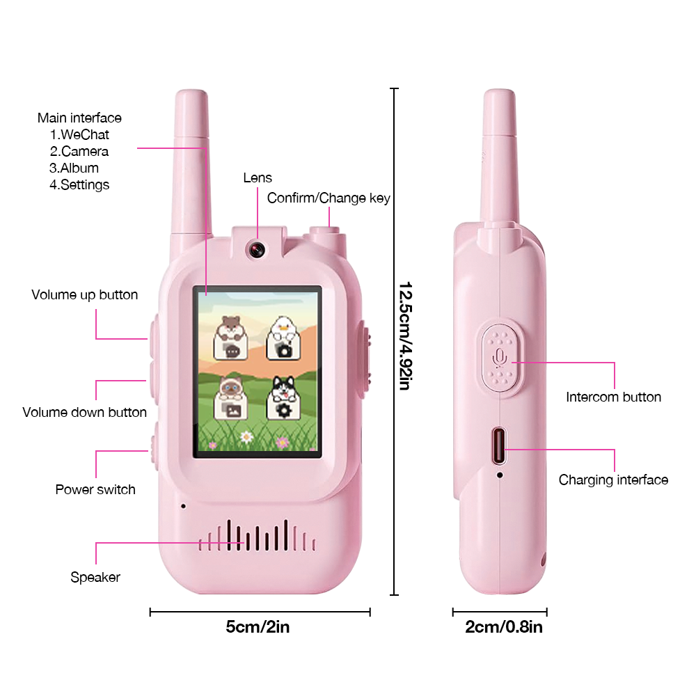 Kids Rechargeable Video Walkie - огляд і ціна Kids Toys Videos