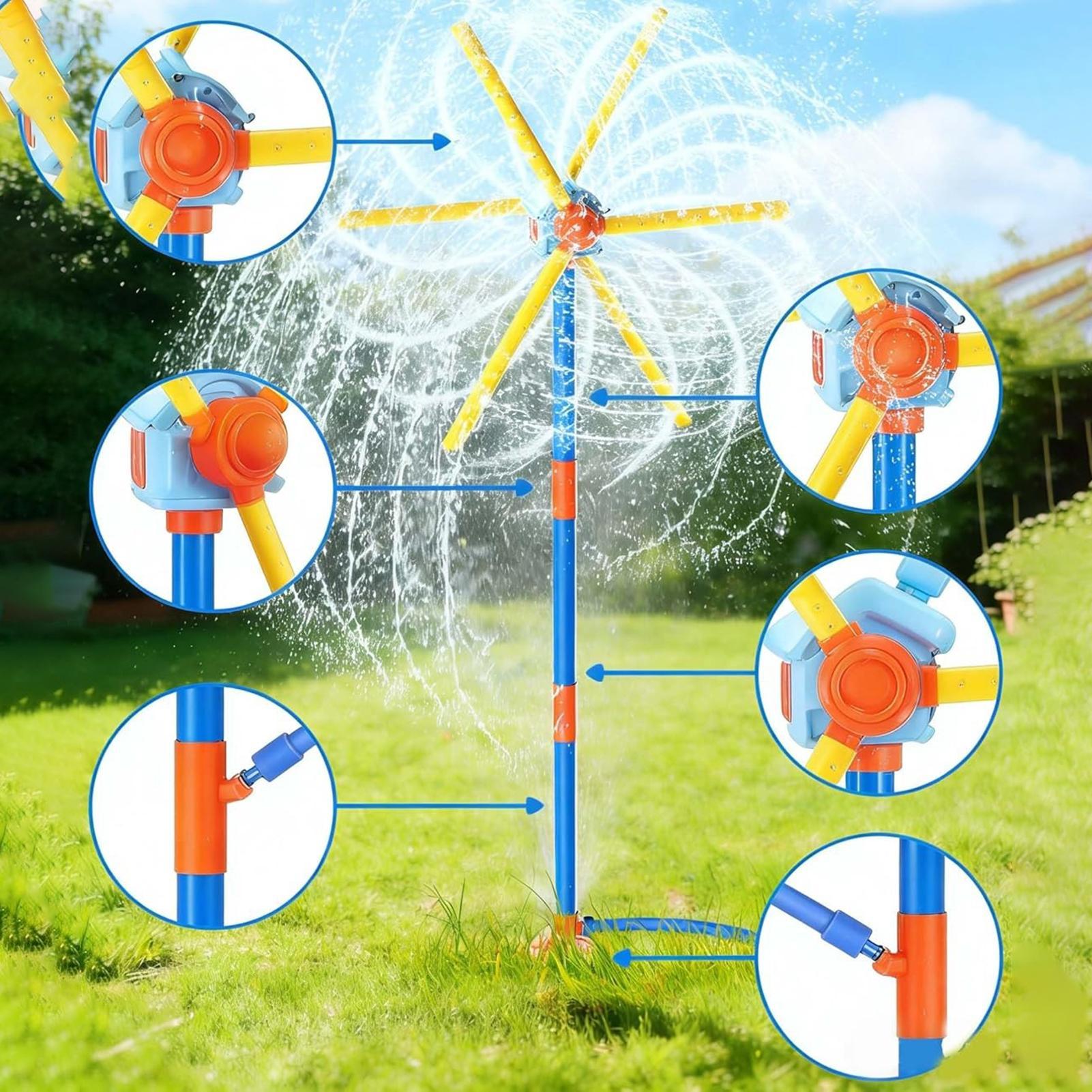 Kids Sprinkler Windmill Fun Sp - огляд і ціна Kids Yard Toys