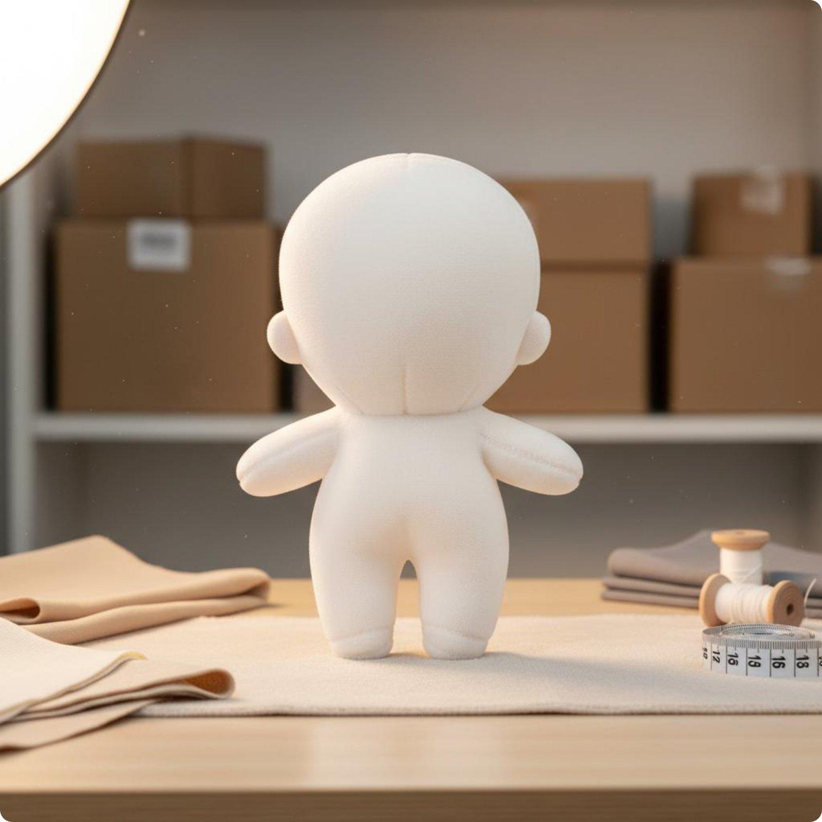 Soft Plush Doll Body Unprinted - огляд і ціна Kids Toys Kit