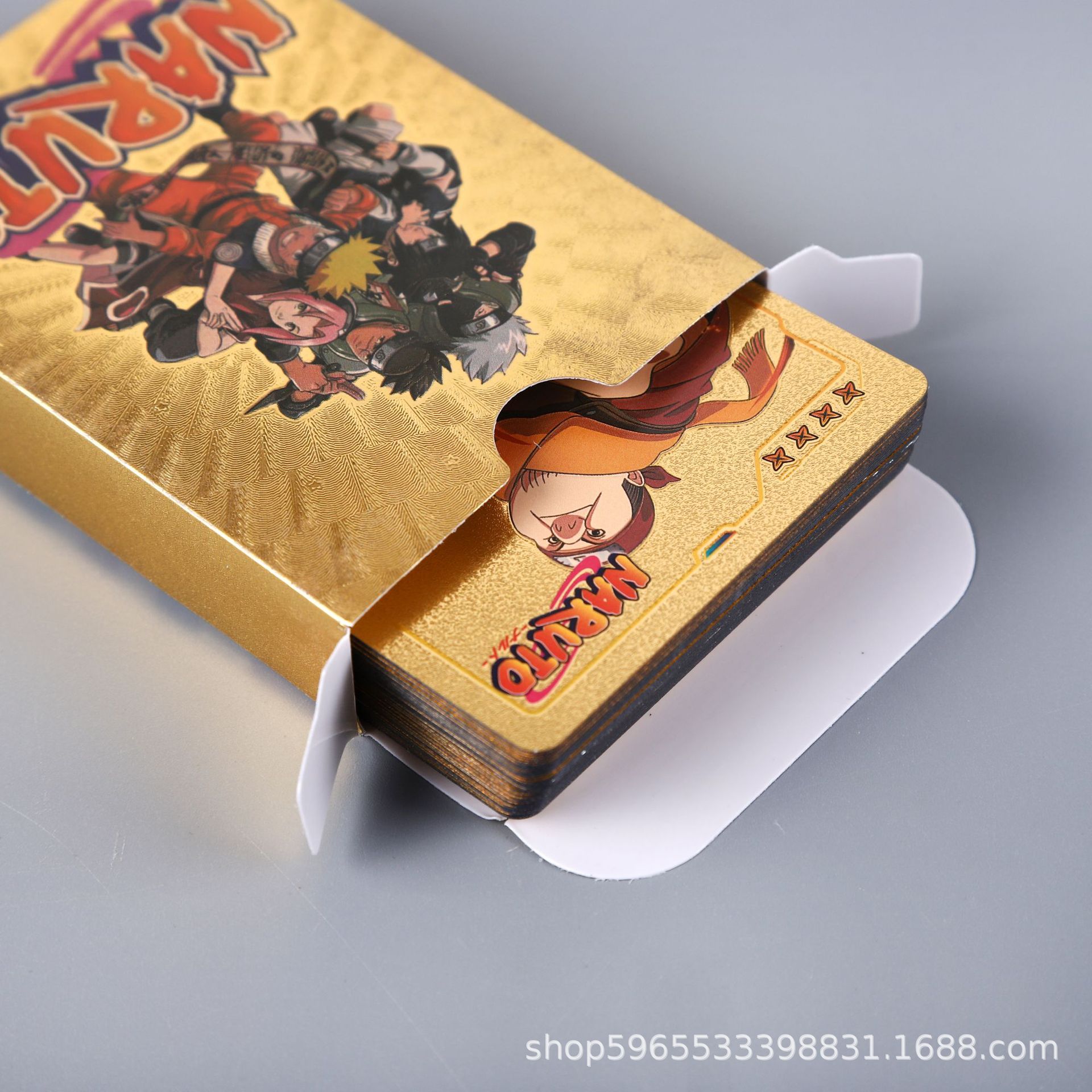 55pcs Naruto Card Gold English - огляд і ціна Kids Toys Japan