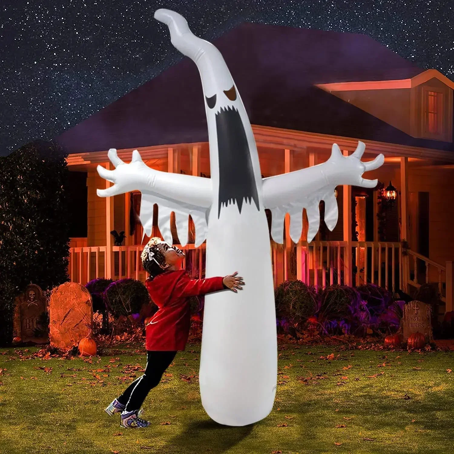Halloween Inflatable Scary Gho - огляд і ціна Kids Yard Toys
