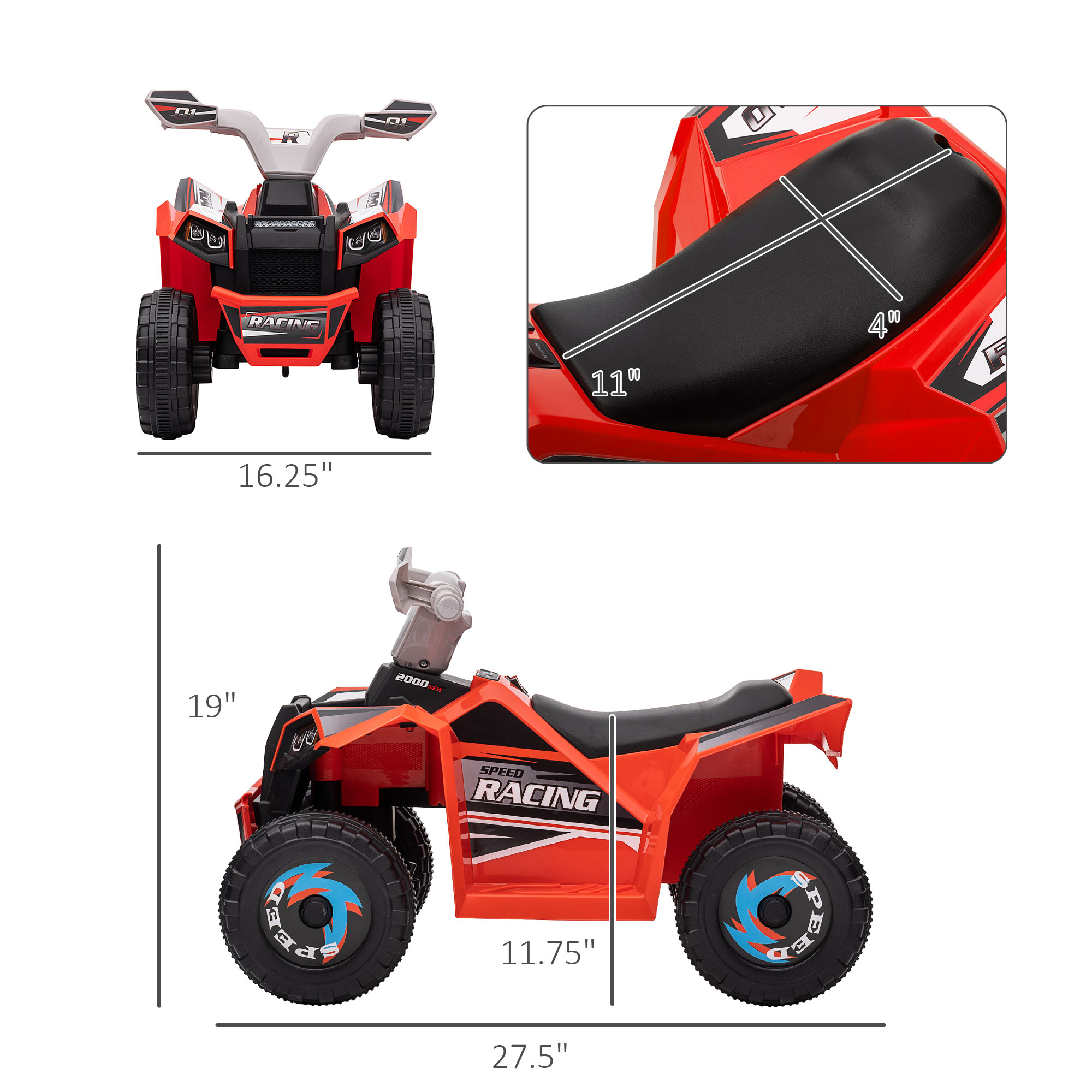 Car 6V with Kids Durable Desig - огляд і ціна Kids Yard Toys