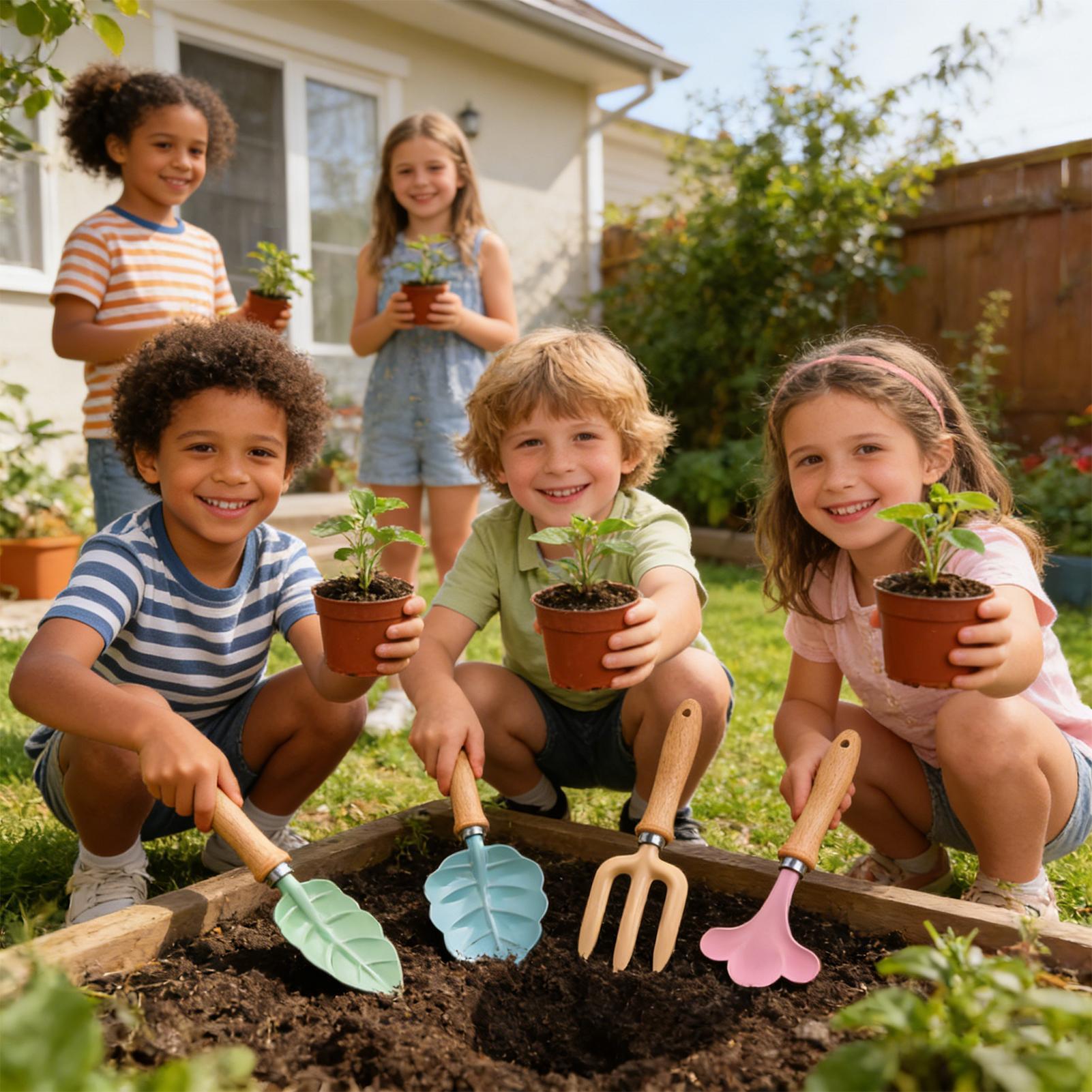 Kids Gardening Set 4 Piece Lea - огляд і ціна Kids Yard Toys