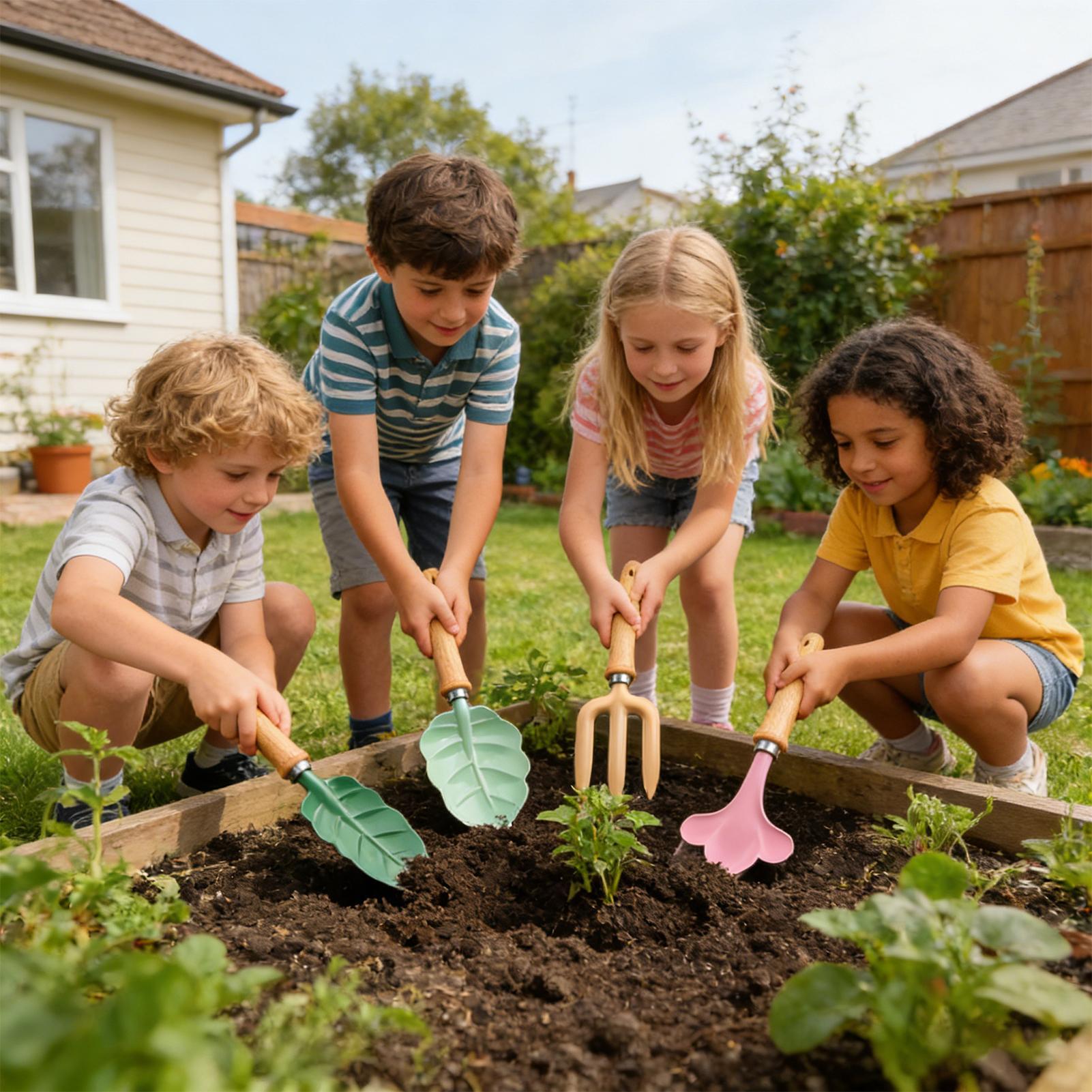 Kids Gardening Set 4 Piece Lea - огляд і ціна Kids Yard Toys