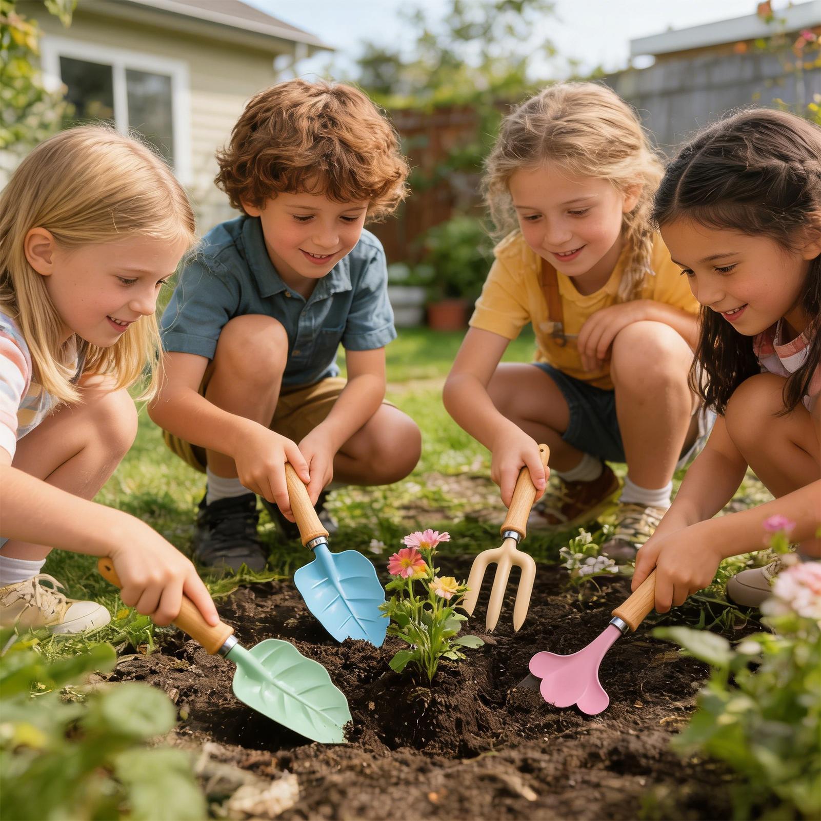 Kids Gardening Set 4 Piece Lea - огляд і ціна Kids Yard Toys