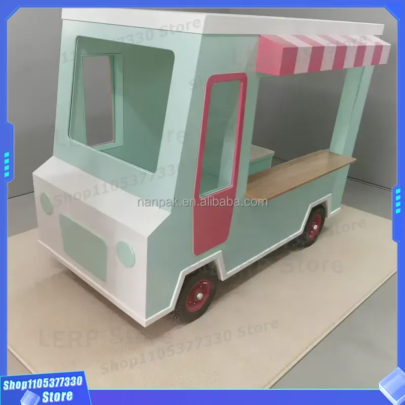 Wooden Ice Cream Cart Toy with - огляд і ціна Kids Toys Mall