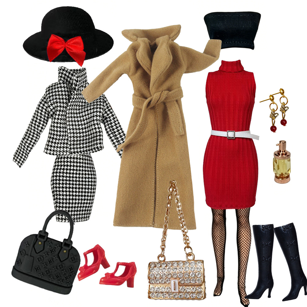 1/6 Scale Doll Clothes Fashion - огляд і ціна Kids Toys Kit